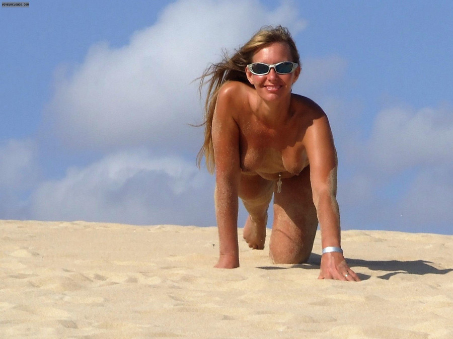 nude wife at beach, miamimartin,Emma